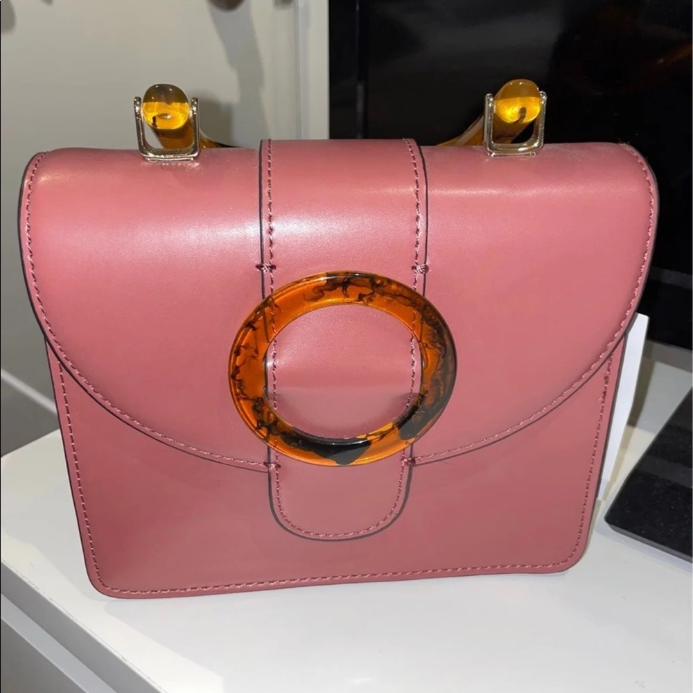 Topshop Capri Buckle Tote Bag